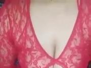 hot milf showing her body in a sex lingerie