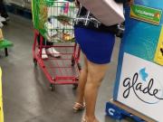 Walmart Milf Blue dress Part 1