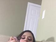 Ariella Ferrera Masturbating - snapchat 1