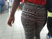 Leggins Blancos Negros Negra Chuchona Tukota Con Culazo