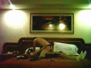 Natalie is whipped riding and doggystyle