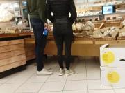 Tight leggins ass with boyfriend