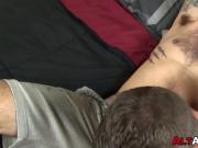 Punk rock amateur men suck each other off before cumming