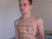 Twinkie seems to enjoy humiliation spanking and bareback