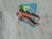 Candid tanned hot beach part 2