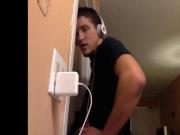 FIRST TIME USING A GLORY HOLE