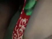 Precum fun in the bathroom