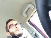 A nice car driver and a big load
