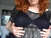 Naughty Gigi - Redhead in black
