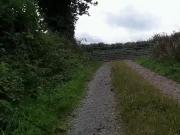 completely naked footpath road track flashing walk