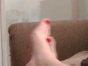 Caught Wifes Friend Foot Play