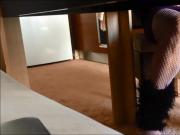 Arabic Mature Teacher Under The Table