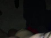 Hot blonde with black guy, facial, interracial