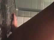 chubby asian masturbating in leopard lingerie
