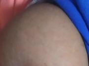 Black woman pumps a big tit for Youtube