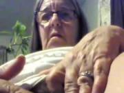 Granny sneaking pussy rubbing