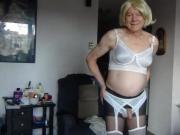 Naughty Gigi - White over black