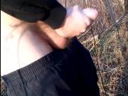 Outdoor masturbation