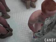 Army cadets go through anal hazing in the showers