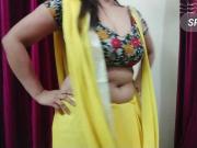 SP Yellow saree