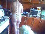 wife in the kitchen