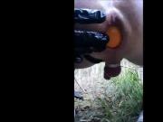 Ass eats Orange
