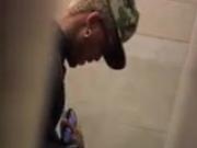 chris brown pissing