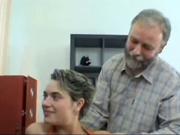 Young lady surprised by landlord