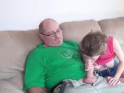 Shameless sex with the stepdaughter