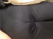 Sexy Milf ass in black tights