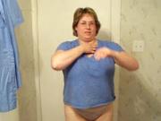 Chubby Wife Stripping