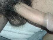 Jerking and a bit of precum