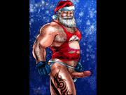 Cum faced white Christmas grannies by satyriasiss