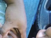 Ebony Sucks Small Black Cock