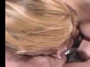 Young blonde blowjob and facial