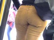 Nice Big Ass in a french bus