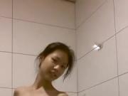 Pretty girl taking a bath show-2