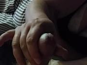 Wife jerking me off until I cum