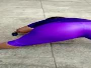 Rabuda Alongando Suplex Roxo