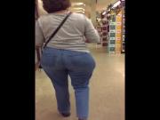 Super WIDE Butt Grocery Store GILF full video