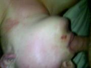 Cumshot in wife&#039;s mouth