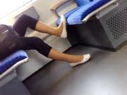 Skin coloured nylons ballerinas 2