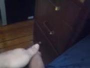 Amateur hard cock stroking with hot cum shooting 7