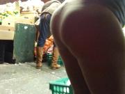 Candid brown spandex bubbled out milf donk of NYC