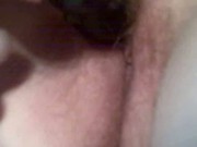 Black Vibrater Masturbation