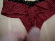 Cum on her panties