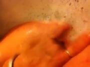 My aunt fingering pussy and squirting