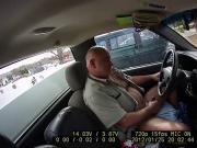 Bear Strokes in His Truck