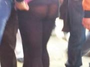 leggins transparentes en publico