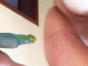 Vibrator diep en hard in mn kontj